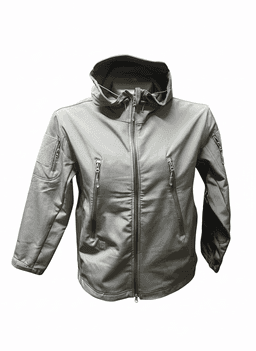 Chaqueta impermeable lateral