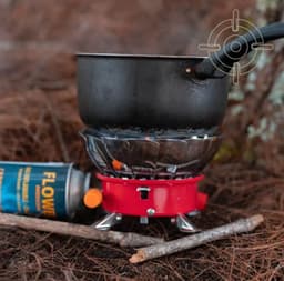 Estufa Flor encendida