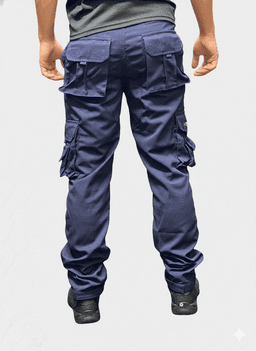 Pantalones tácticos vista lateral